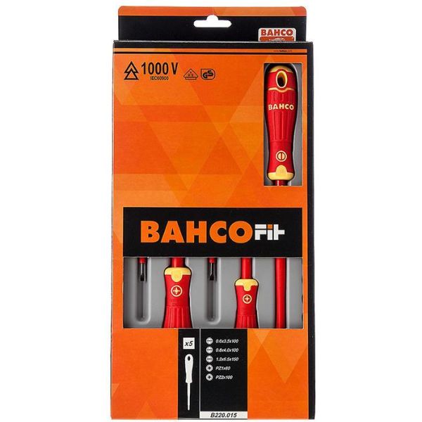 B220.015 Bahco Ruuvimeisselisarja TT12835 | Staypro